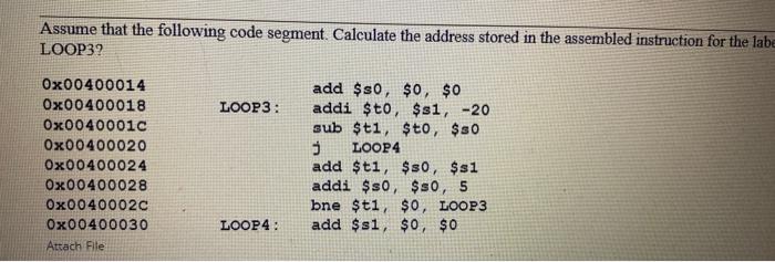 pleaseeee fast Assume that the following code segment. Calculate the address stored