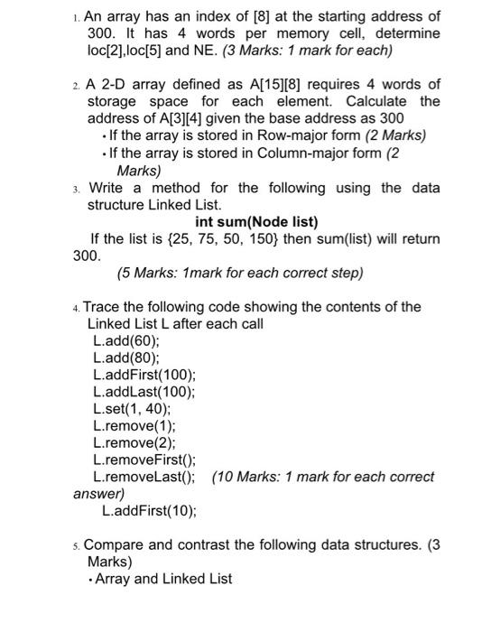 by Dimensional Array pls solve all q now argent 1. An array