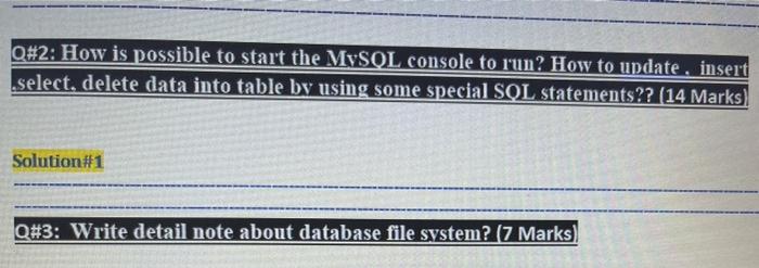 please answer it according to marks Q#2: How is possible to start