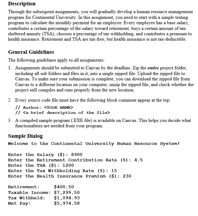  please code in C# on Visual Basics, Thanks!! Description Through the