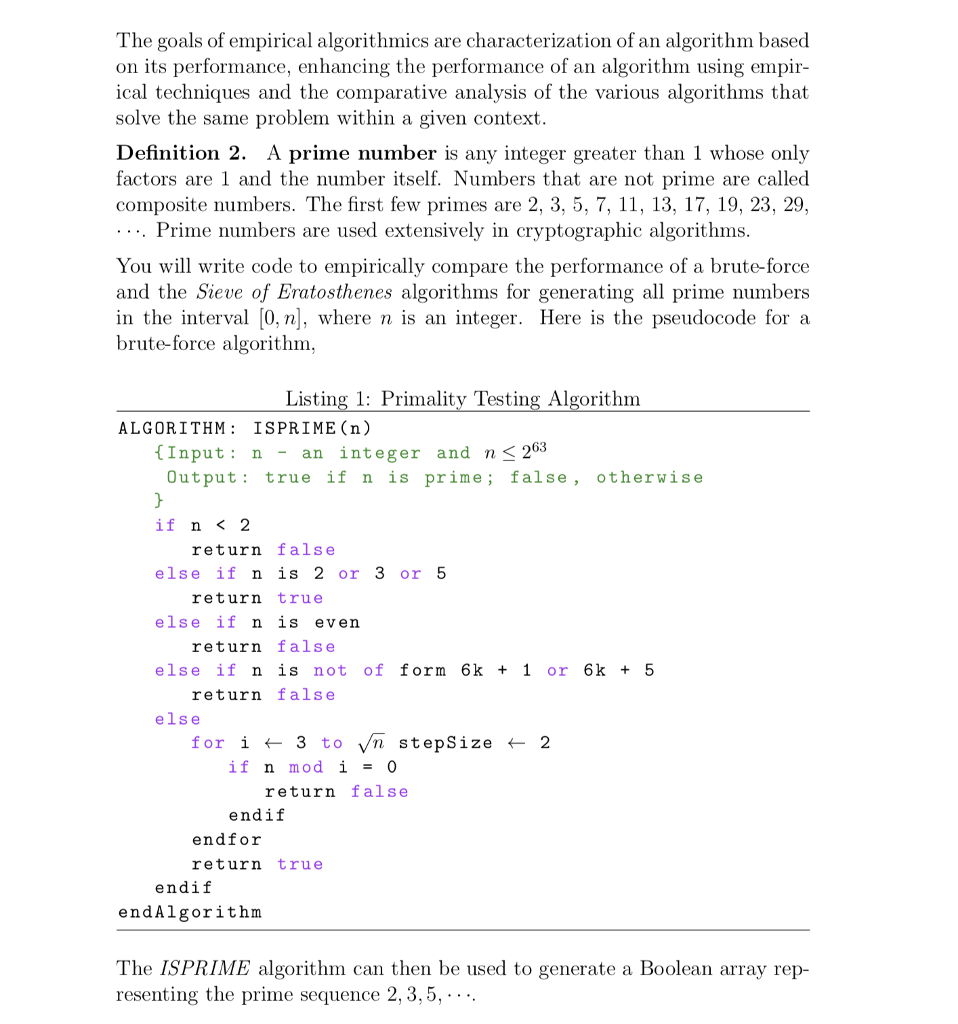 the PrimeGeneratorDemo to get OUTPUT at the end of this post. The
