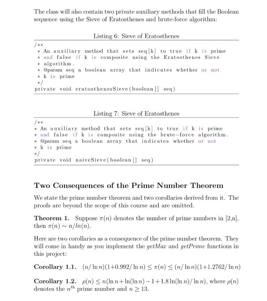 @author Duncan, YOUR NAME * @since 99-99-9999 * @see PrimeGeneratorAPI, PrimeGenerator public