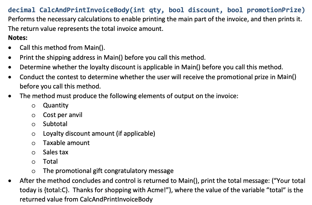 C# PLEASE I need any help to add 2 methods into my