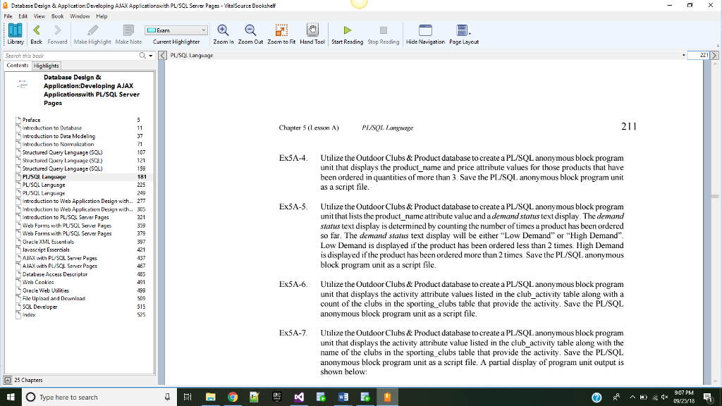 SQL Statement 5A-4 Utilize the Outdoor Clubs & Product database to create