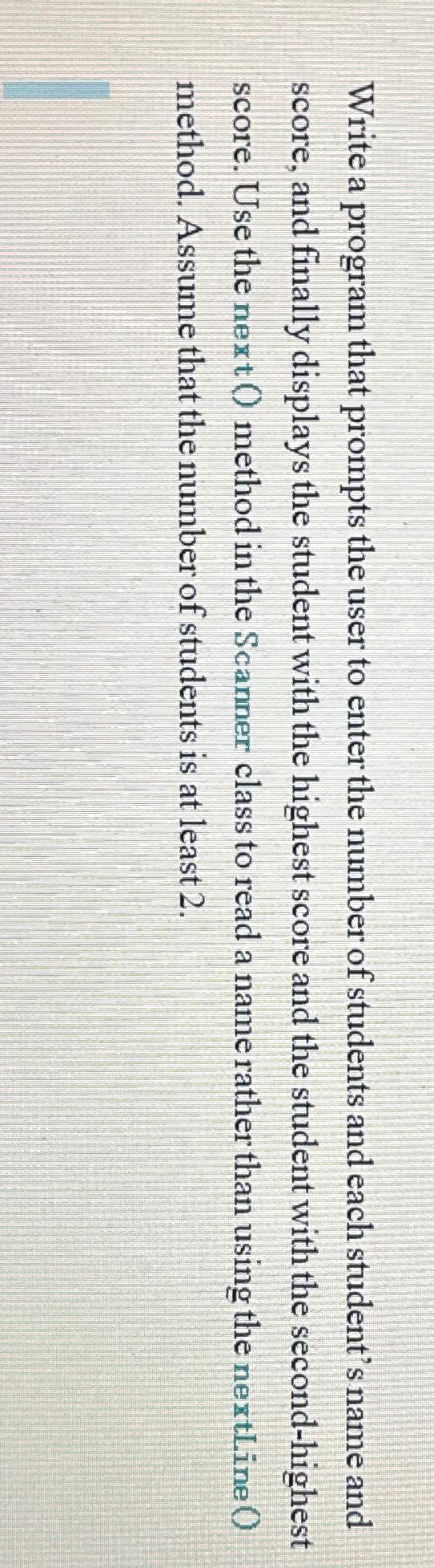  Write a program that prompts the user to enter the number