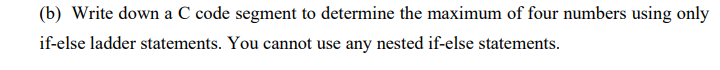 parameter. Explain how this is possible showing an example program. (b) Write