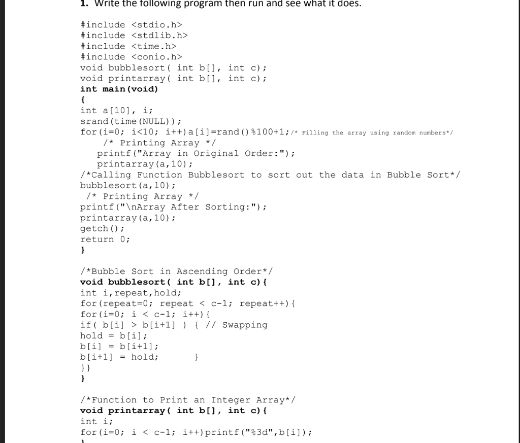 in the array are determined as multiple of 3 times the index