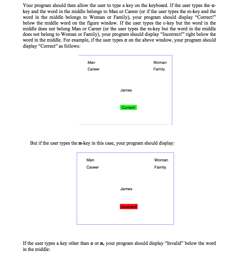 will contain 2 sets of trials. Each set contains 16 trials. On