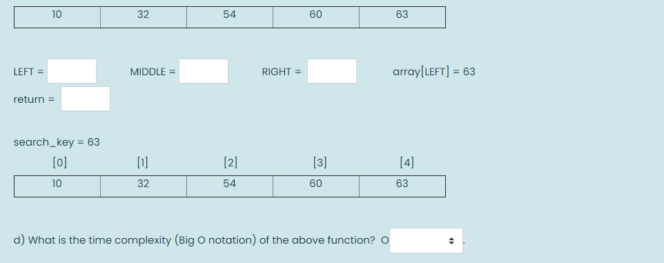 means record not found for (p = 0; p search_key) RIGHT= MIDDLE