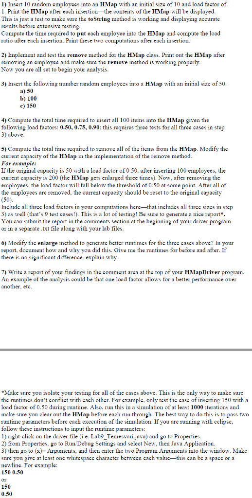  ************************************************************************** ***** Hmap.java ***** import java.util.Iterator; public class HMap implements MapInterface