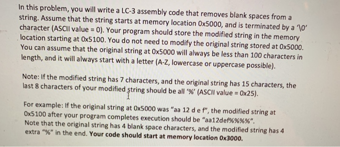  Explicitly write the following LC3 code. Do not write in AVR