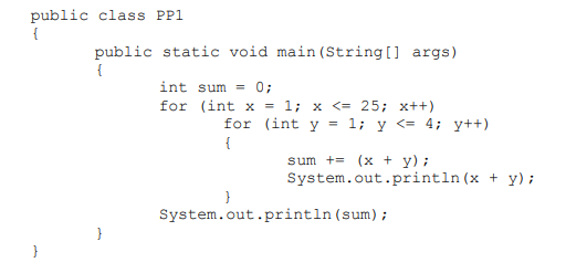 Translate this Java code to MARIE simulator code: JAVA Output: 2 3