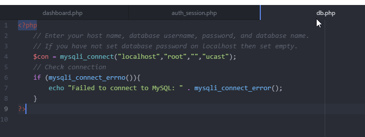 values based on the ones already in database. If the database does