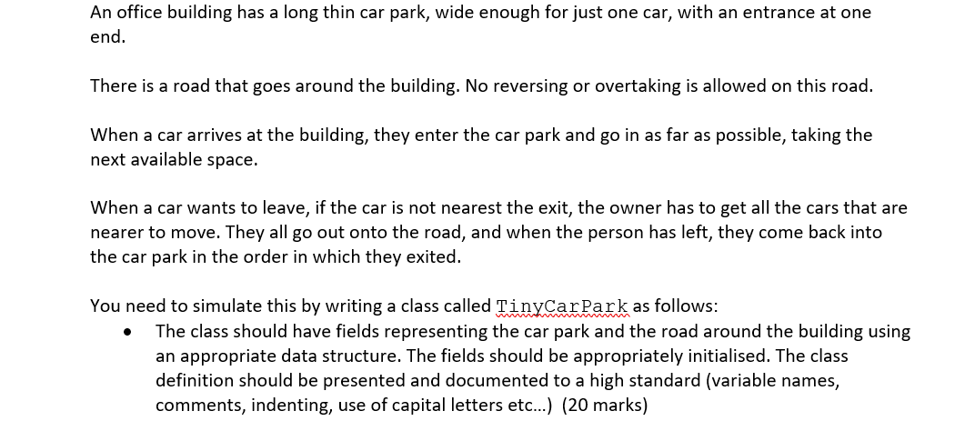 In Java I want someone to code this so I can briefly