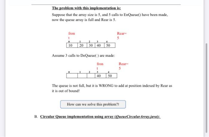 (Linear and Circular) Tool(s)/Software Java programming language with NetBeans IDE. Description Types