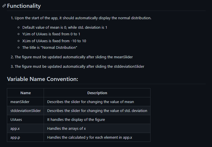 MATLAB AppDesigner in doing this. Please upload the code of the 5