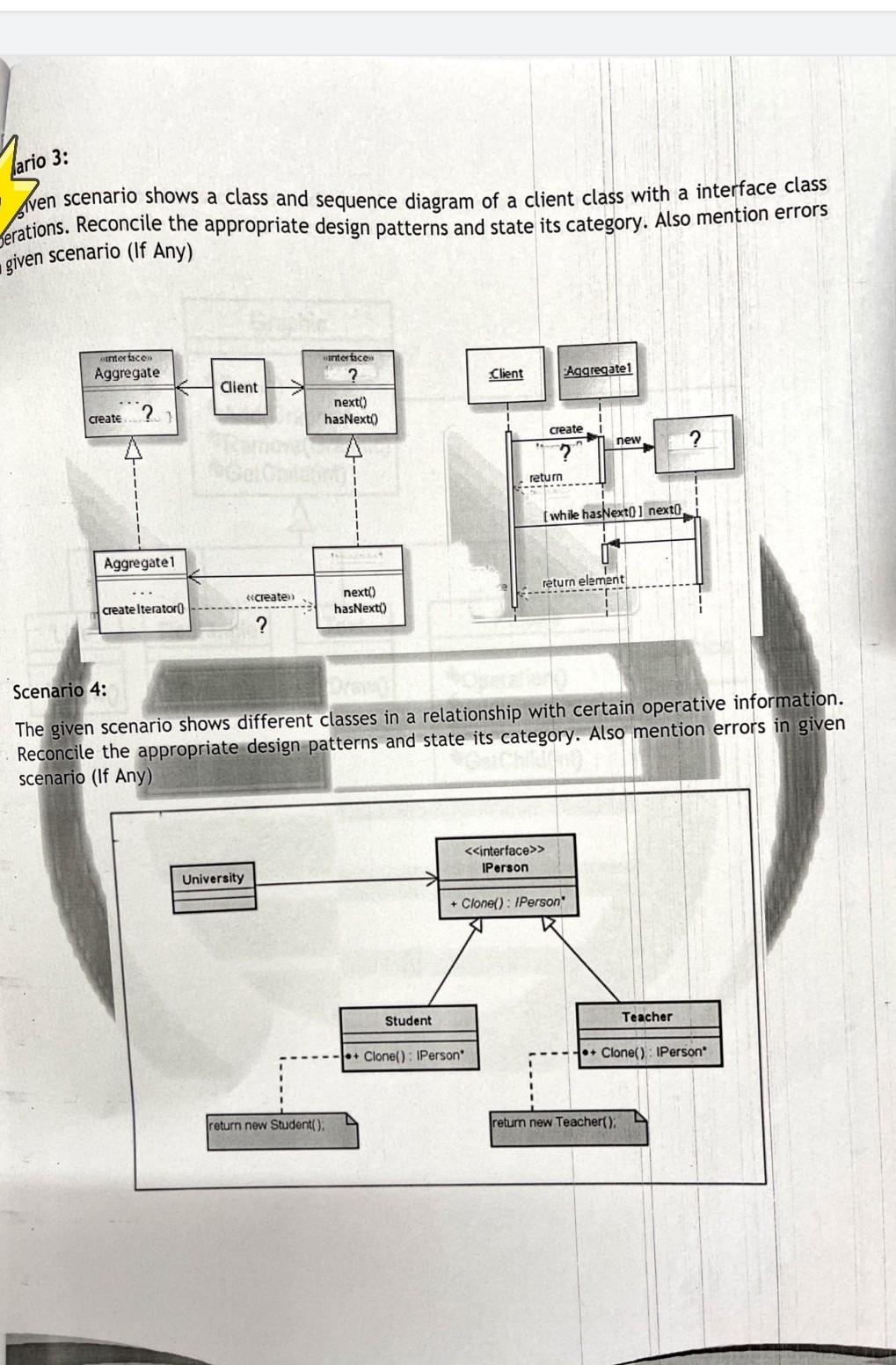 of given scenerios?(I want full and complete answer) Anx C 1: scario
