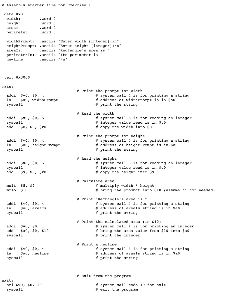 Assignment (100 points in total) We will use MARS simulator for this
