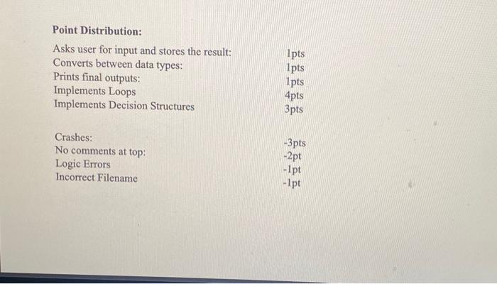 Interesting Calculation Due: March 10th at 5pm(10pts) Filename: interesting_calculation_lastname.py (replace "lastname" with