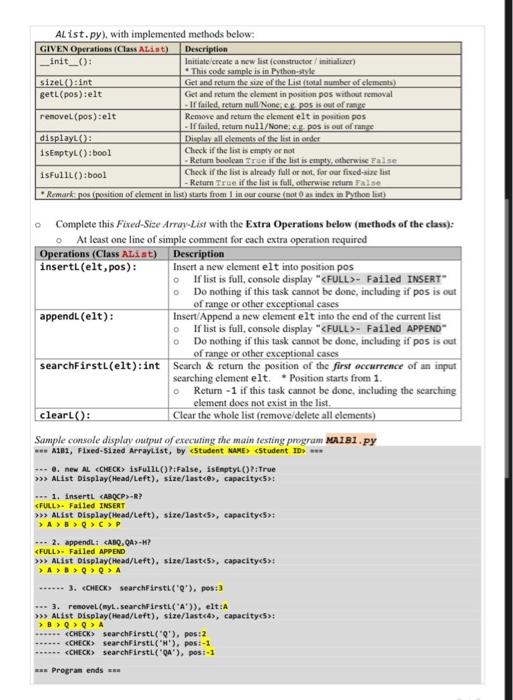 have learnt how the list is implemented with dynamic array (variable-length array)