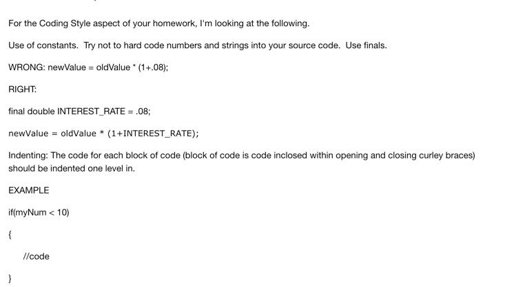 this java program. Please use the Eclipse IDLE because that's what I'm