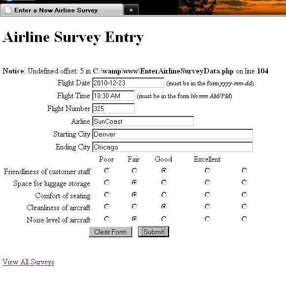 The problem is 8-5 of PHP Programming with MySQL (2nd Edition) I