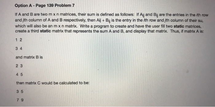  Need this program written in simplest form in C++ With detailed
