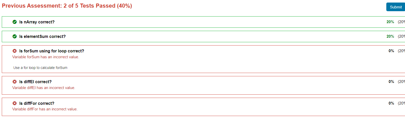 formula. computed term should be a scalar value. Do not use element