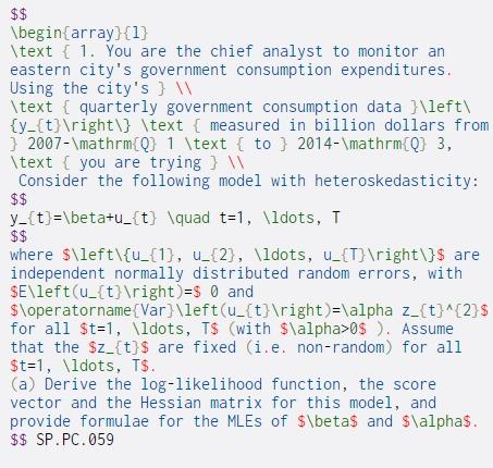  $$ \begin{array}{1} \text { 1. You are the chief analyst to