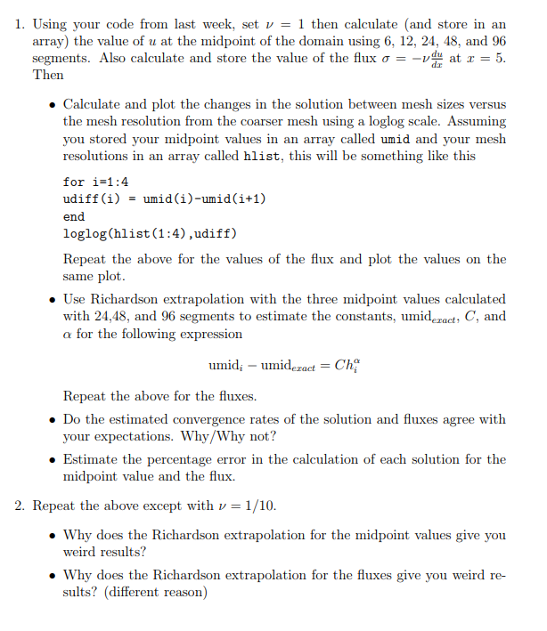 The Code from Last week and my attempt on that: index