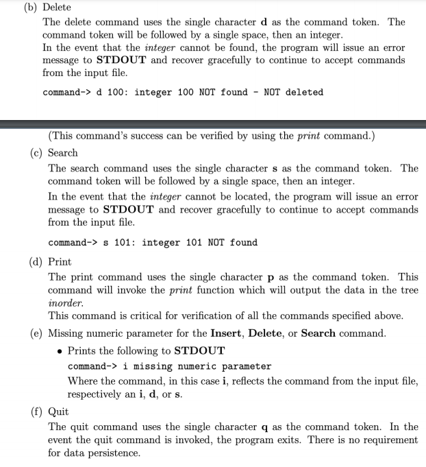 of a Binary Search Tree, hereinafter referred to as a BST. This