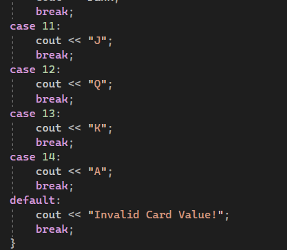 tests from MAIN. //Purpose: get the rank of card object int Card: