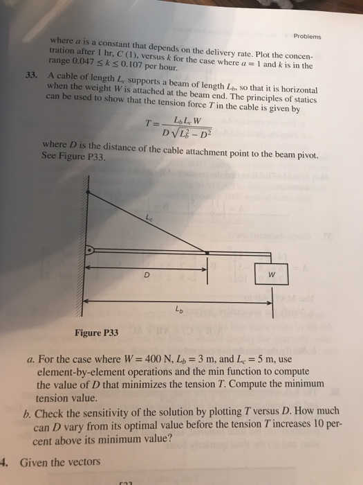  Solve on matlab ... thanks Problems where a is a constant