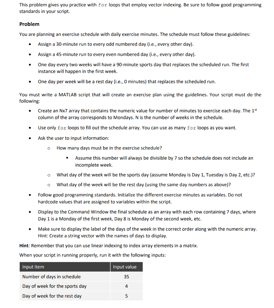 Follow instructions and fill in the script using the format above. This