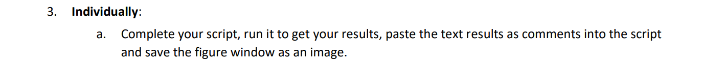 problem gives you practice with for loops that employ vector indexing. Be
