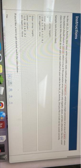 can someone please help me with this coding activity? the last slide