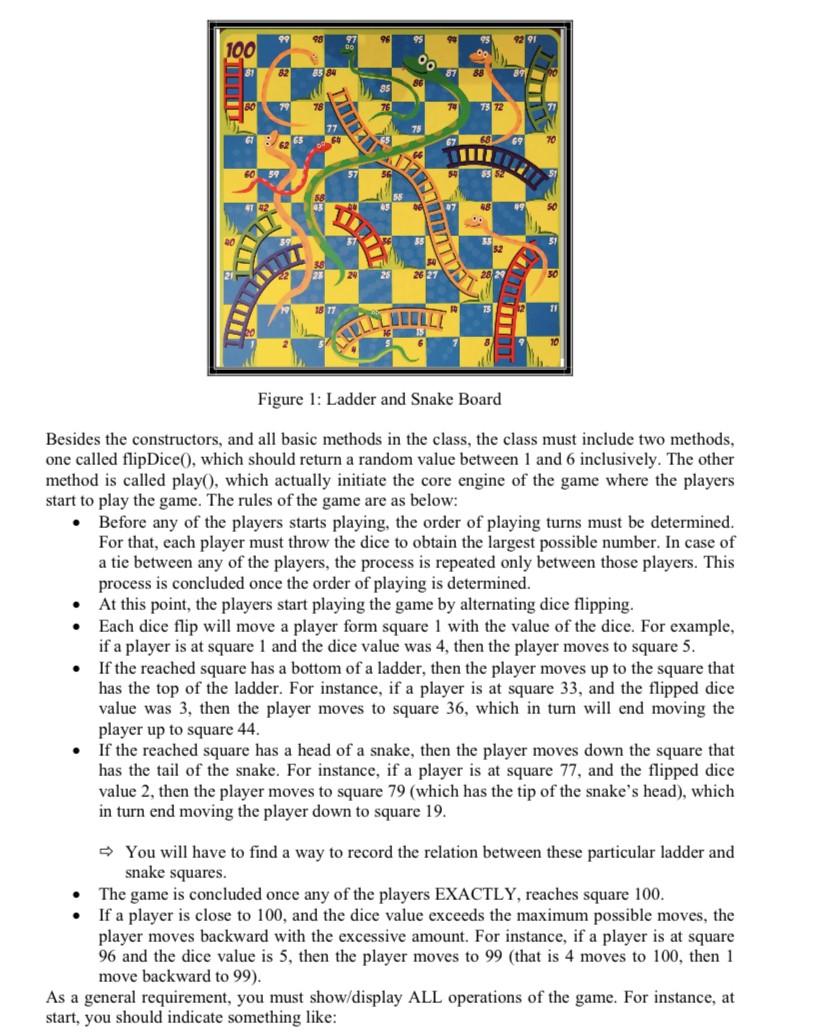 /////////////////////////////////////////////////////////////////////////////////////JAVA////////////////////////////////////////////////////////////////////// Part I) In this part, you need to create a class