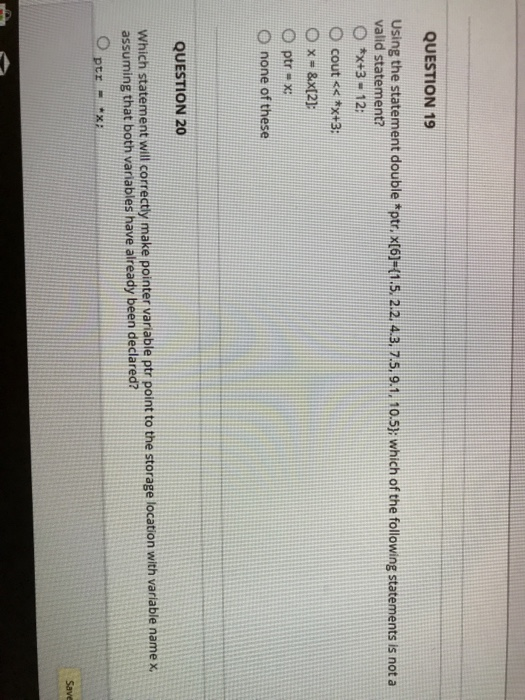 ptr1 - ptr2 O none of these O +ptr2-15: &ptr2-ptr1 ; QUESTION