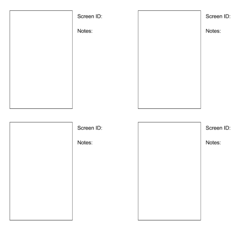 7. (4 points) Multi-screen App You will be creating your own multi-screen