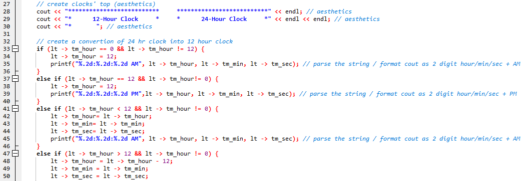 clock goes 11:00, 12:00, 13:00, 2:00, 3:00, etc... I want it to