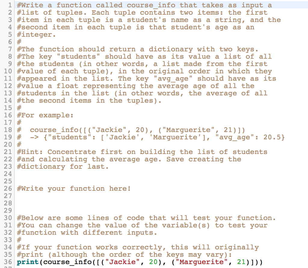 to a list of words from the sentence with that length. #If