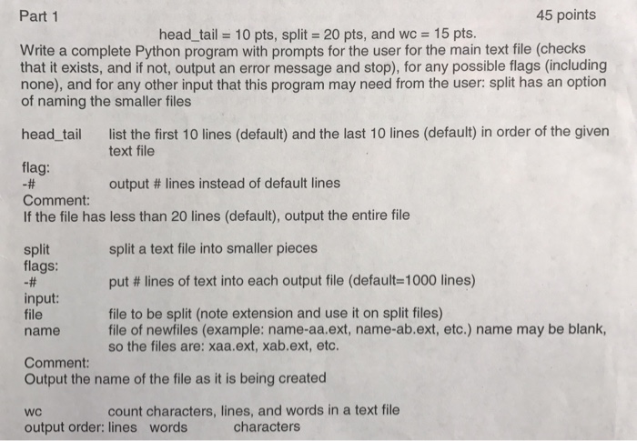  Anybody know how to solve this in python? Write a complete