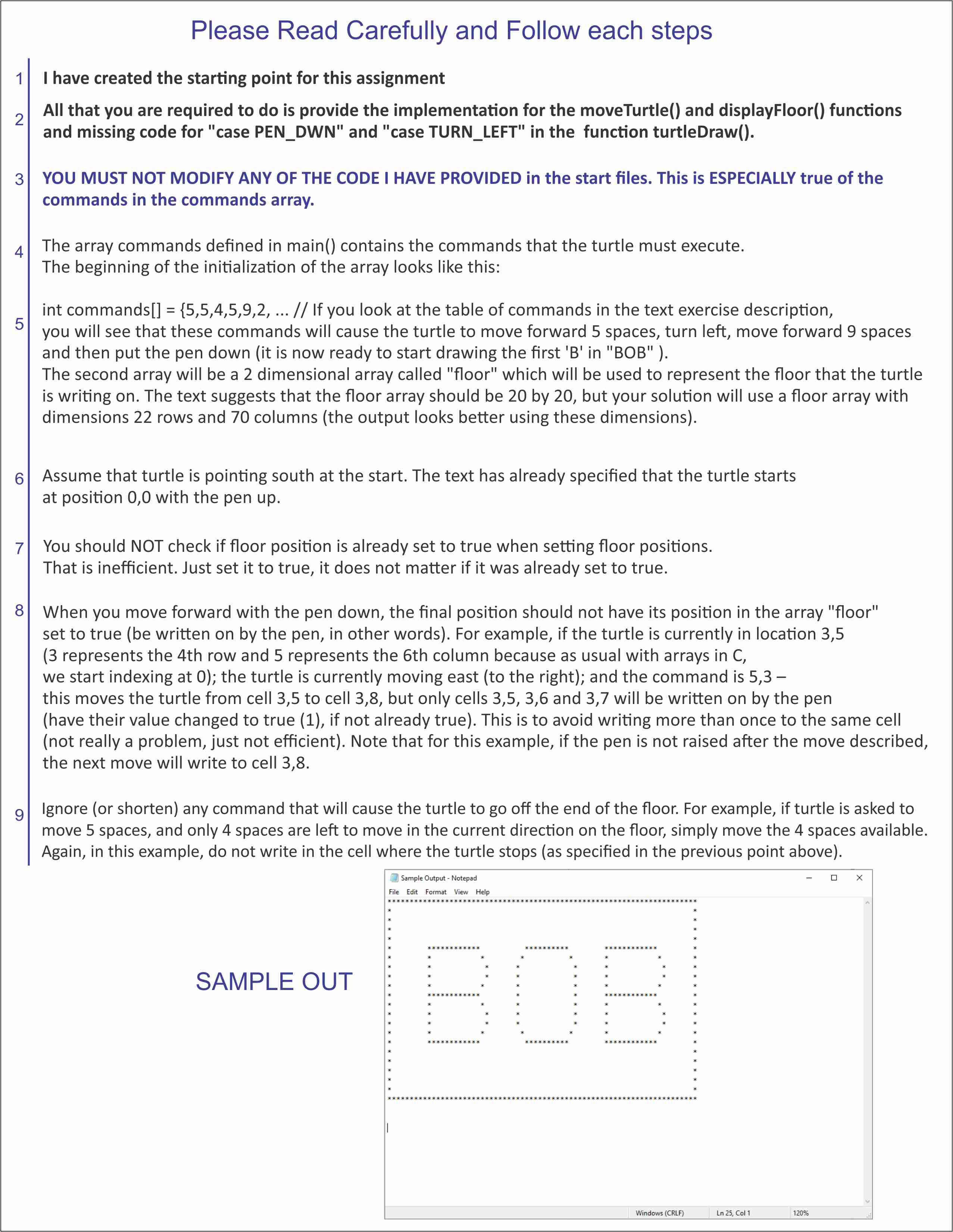  C programming ONLY. Here is code and you complete it. 