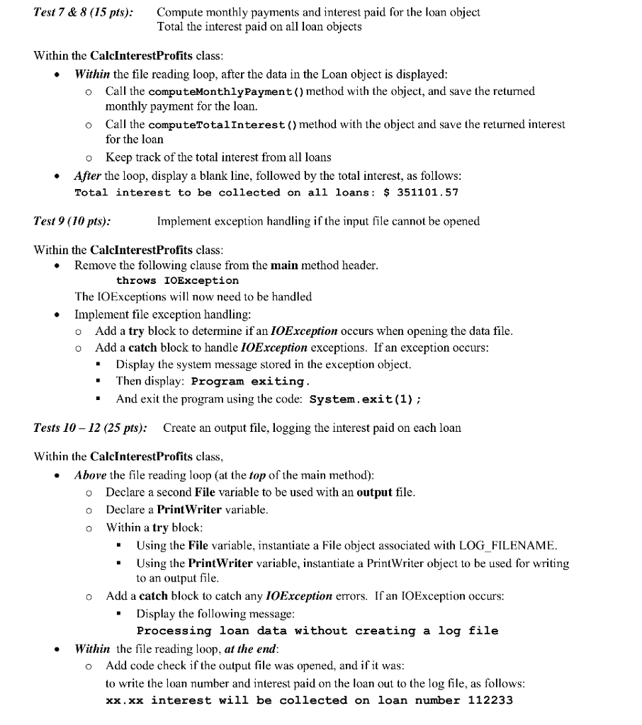 Summary The home mortgage loan company that you wrote the Topic 11