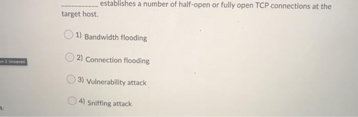 six Which of the following statements is not true? 1) Both clients