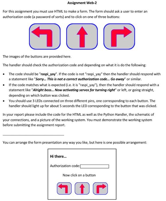  Assignment Web-2 For this assignment you must use HTML to make