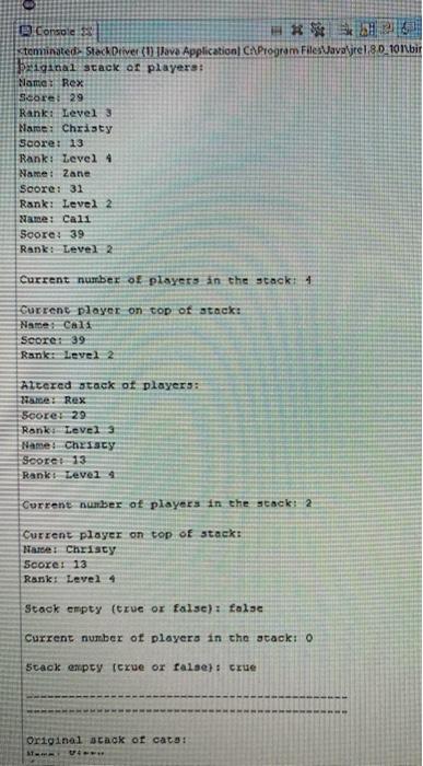 write another class that is meaningful to you. In the driver, you