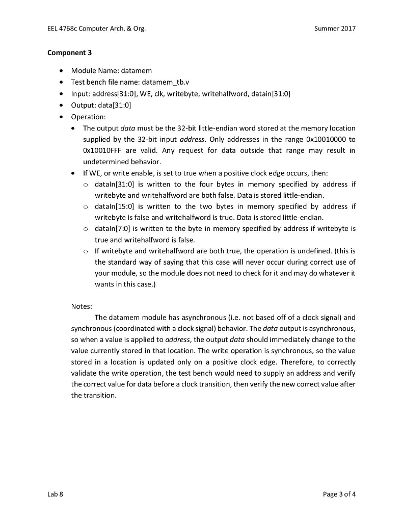 input // inB - Second 32-bit operand input // operation - 4-bit