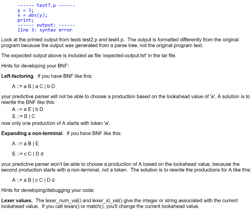 the code needed is in the file given; however we are to