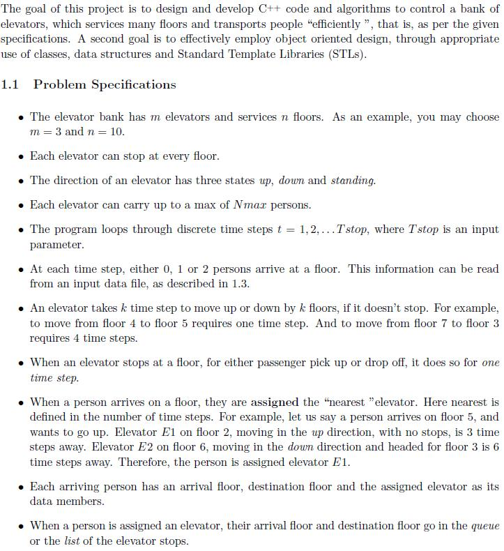 Use C++: [NOTE: Please make comments when you code ] The goal